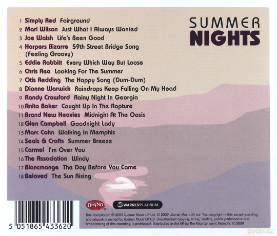Summer Nights (Summer Songs) [CD]