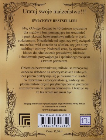 Miej odwagę kochać - Stephen Kendrick (twarda) [KSIĄŻKA]