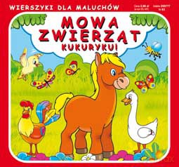 Mowa zwierząt. Kukuryku. Wierszyki dla maluchów - Krystian Pruchnicki, Emilia Majchrzyk (twarda) [KSIĄŻKA]