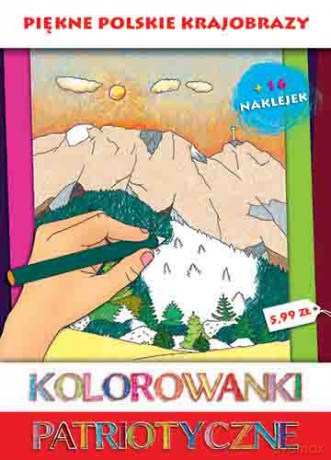 Piękne polskie krajobrazy. Kolorowanki patriotyczne - Estera Kudrzyn, Anna Wiśnicka [KSIĄŻKA]