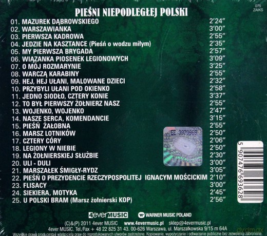 Pieśni Niepodległej Polski (digipack) [CD]