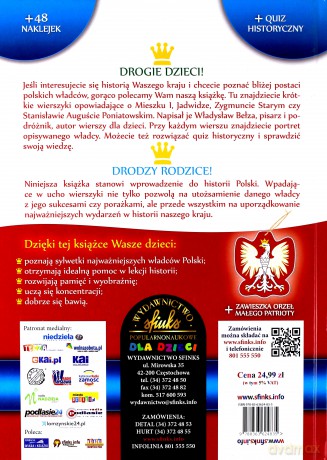 Poczet królów i książąt polskich dla dzieci. Książka (twarda) [KSIĄŻKA]