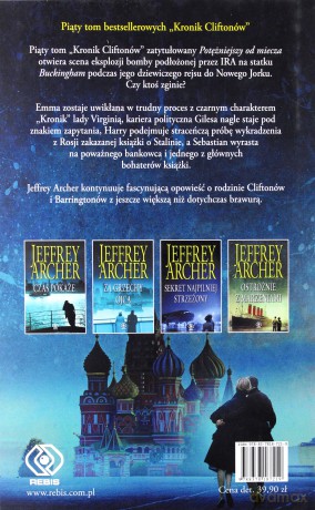 Potężniejszy od miecza. Kroniki Cliftonów (Tom 5) - Jeffrey Archer (twarda) [KSIĄŻKA]