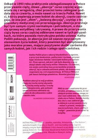 Pro odzyskajmy prawo do aborcji - Katha Pollitt [KSIĄŻKA]
