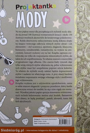 Projektantka mody. 100 strojów do kolorowania (twarda) [KSIĄŻKA]