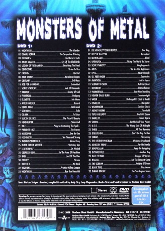 Monsters Of Metal Vol.6 [2DVD]