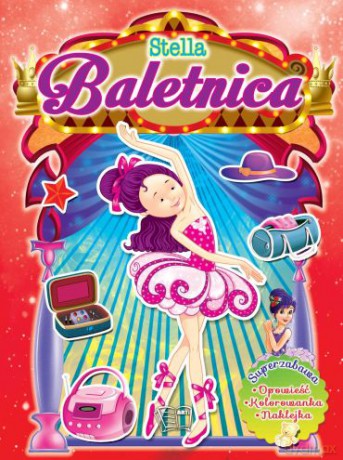 Stella baletnica. Naklejki z brokatem [KSIĄŻKA]
