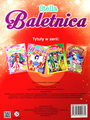 Stella baletnica. Naklejki z brokatem [KSIĄŻKA]