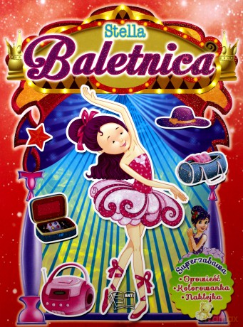 Stella baletnica. Naklejki z brokatem [KSIĄŻKA]