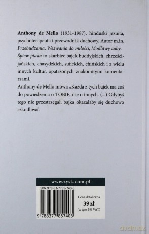 Śpiew ptaka - Anthony De Mello (twarda) [KSIĄŻKA]
