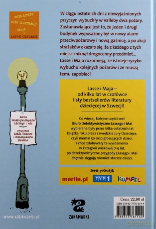 Biuro detektywistyczne Lassego i Mai (Tom 23) - Tajemnica pożarów. - Martin Widmark, Helena Willis [KSIĄŻKA]