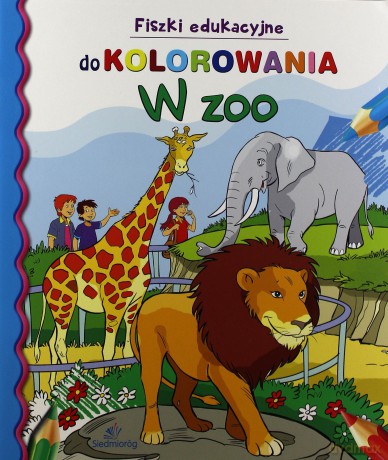 W ZOO. Fiszki edukacyjne do kolorowania [KSIĄŻKA]