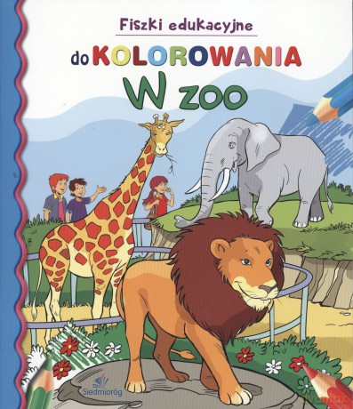 W ZOO. Fiszki edukacyjne do kolorowania [KSIĄŻKA]