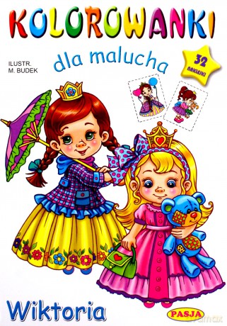 Wiktoria. Kolorowanki dla malucha - Mariola Budek [KSIĄŻKA]