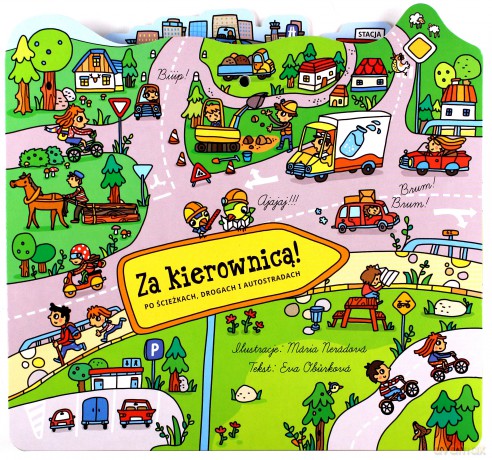 Za kierownicą - Eva Oburkova, Maria Neradova (twarda) [KSIĄŻKA]