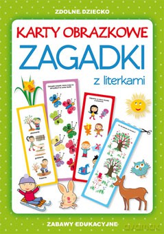 Zagadki z literkami. Karty obrazkowe Zdolne Dziecko - Guzowska Beata, Adesanya Miriam [KSIĄŻKA]