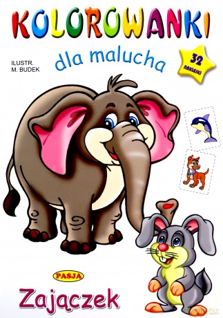 Zajączek. Kolorowanki dla malucha - Mariola Budek [KSIĄŻKA]