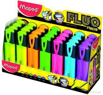 Zakreślacz fluo peps niebieski