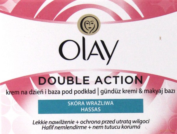 Olay Double Action - krem na dzień i baza pod podkład - skóra wrażliwa [KOSMETYKI]