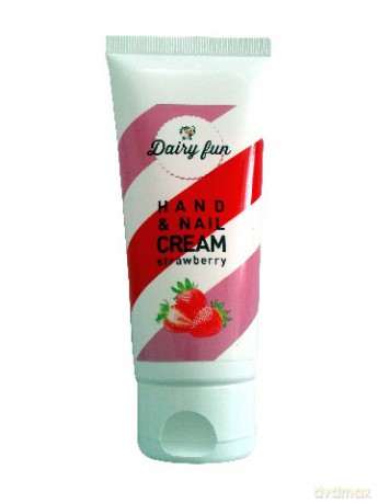 Dairy Fun Krem do rąk i paznokci Truskawka 70 ml