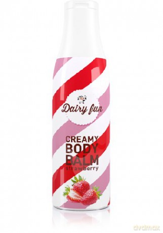 Dairy Fun Kremowy balsam do ciała Truskawka 400 ml