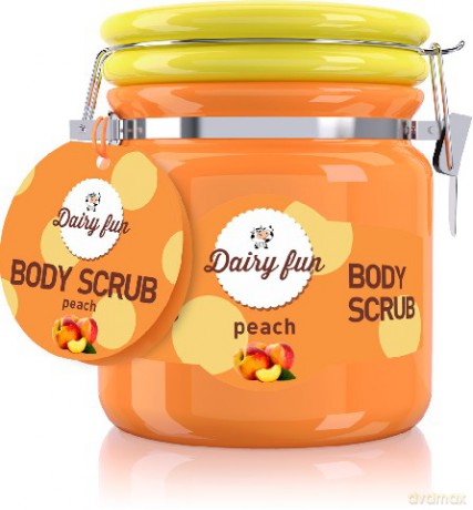 Dairy Fun Peeling do ciała Brzoskwinia 300 g
