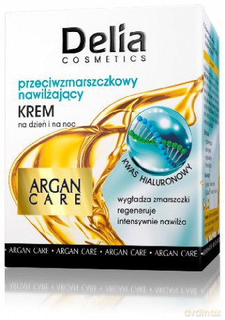 Delia Argan Care Krem przeciwzmarszczkowy nawilżający na dzień i noc 50 ml