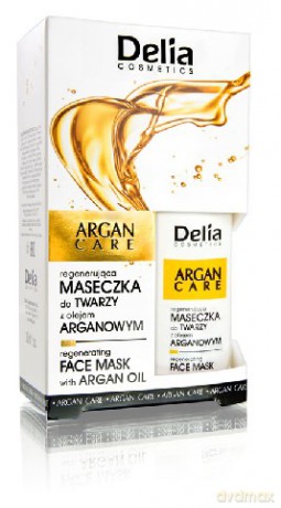 Delia Argan Care Maseczka do twarzy regenerująca z olejkiem arganowym 30 ml
