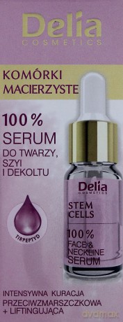 Delia Cosmetics 100% Serum do twarzy,szyi i dekoltu Komórki Macierzyste 10 ml