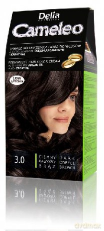 Delia Cosmetics Cameleo Farba nr 3.0 Ciemny Kawowy Brąz
