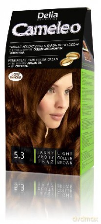 Delia Cosmetics Cameleo Farba nr 5.3 Jasny Złoty Brąz