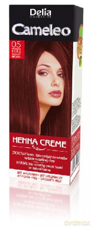 Delia Cosmetics Cameleo Henna Creme Ziołowy Krem Koloryzujący 05 Mahoniowy brąz