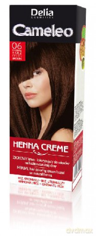Delia Cosmetics Cameleo Henna Creme Ziołowy Krem Koloryzujący 06 Korzenny brąz