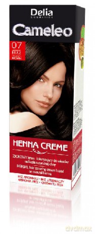 Delia Cosmetics Cameleo Henna Creme Ziołowy Krem Koloryzujący 07 Czekoladowy brąz