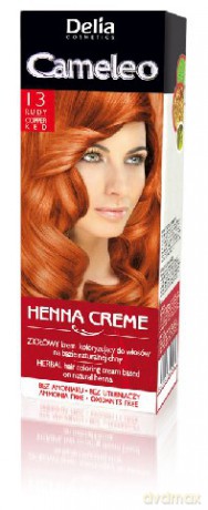Delia Cosmetics Cameleo Henna Creme Ziołowy Krem Koloryzujący 13 Rudy