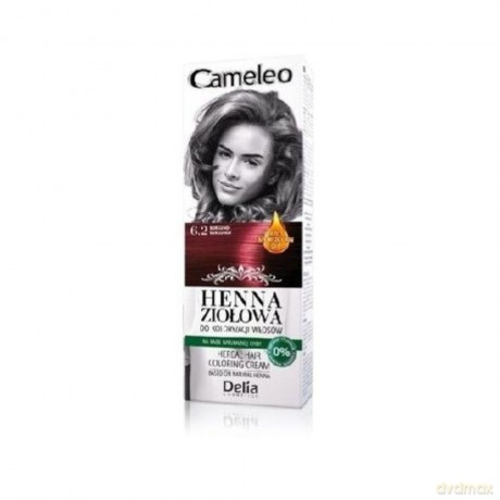 Delia Cosmetics Cameleo Henna Ziołowa nr 6.2 burgund 75 g