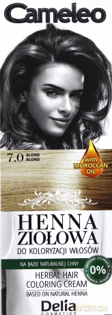 Delia Cosmetics Cameleo Henna Ziołowa nr 7.0 blond 75 g