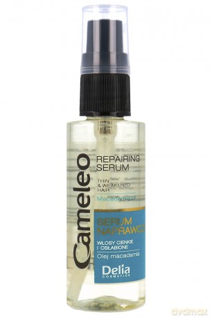Delia Cosmetics Cameleo Serum naprawcze z olejem macadamia do włosów cienkich 55 ml