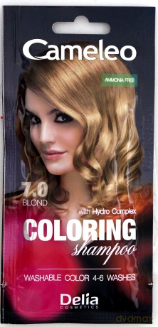 Delia Cosmetics Cameleo Szampon koloryzujący 7.0 blond