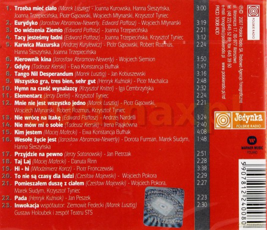 Andrzej Jarecki: Trzeba mieć ciało [CD]