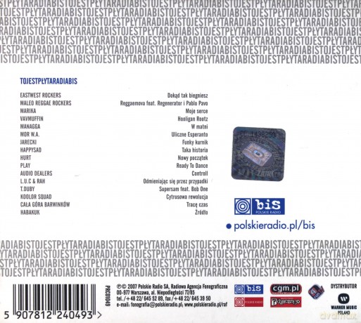 To jest płyta Radia Bis. Bardzo Inna Selekcja (digipack) [CD]