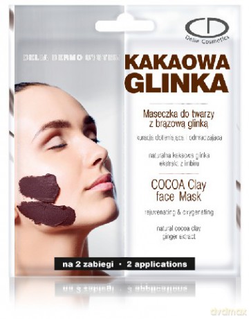 Delia Cosmetics Dermo System Maseczka dotleniająca z kakaową glinką