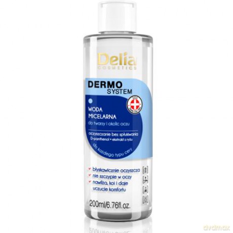 Delia Cosmetics Dermo System Płyn micelarny do demakijażu 200 ml