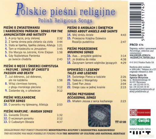 Muzyka Źródeł 25: Polskie pieśni religijne (digipack) [CD]