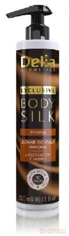Delia Cosmetics Exclusive Body Silk Jedwab do ciała brązujący 300 ml