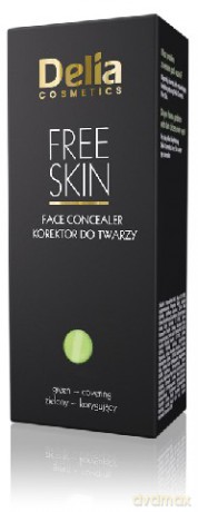 Delia Cosmetics Free Skin Korektor zielony korygujący do cery naczynkowej 10 ml