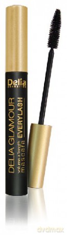 Delia Cosmetics Glamour Tusz do rzęs 3 w 1 pogrubiająco-wydłużająco-rozdzielajacy