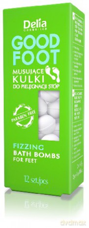 Delia Cosmetics Good Foot Musujące kulki do pielęgnacji stóp 12 szt.