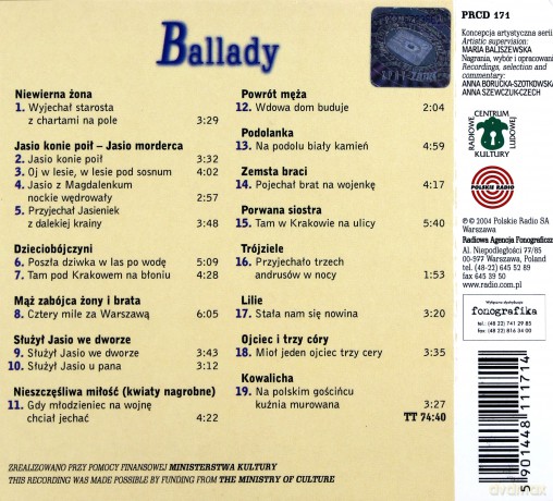 Muzyka Źródeł: Ballady (digipack) [CD]