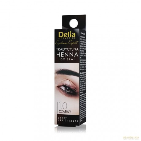 Delia Cosmetics Henna Henna do brwi i rzęs Czarna